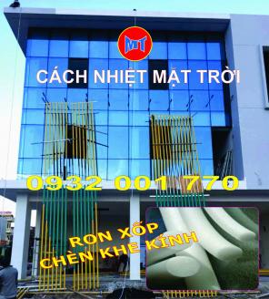 BACKER ROD XỐP TRÒN ĐẶC CHÈN KHE KÍNH