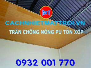 BÁN TẤN TRẦN CHỐNG NÓNG TÔN XỐP LÕI PU CÁCH NHIỆT TẠI DĨ AN BÌNH DƯƠNG