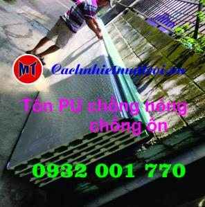 Bán tôn PU 3 lớp chống nóng chống ồn tại Thủ Dầu Một Bình Dương