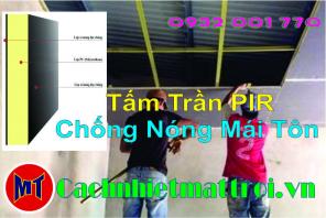 CHỐNG NÓNG MÁI TÔN NHÀ XƯỞNG BẰNG TẤM GẠCH MÁT