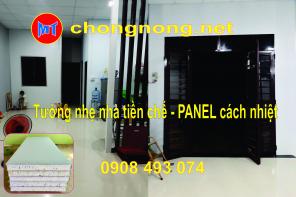 cung cấp thi công panel cách âm cách nhiệt làm nhà tiền chế