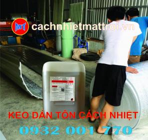 Keo dán xốp chóng nóng mái tôn