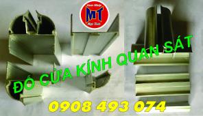 khung nhôm cửa sổ kính quan sát panel phòng sạch