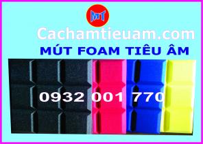 MÚT FOAM TIÊU ÂM CHỐNG CHÁY LAN Ô VUÔNG LỚN