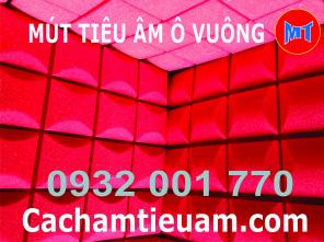 mút giảm âm vang hình ô vuông