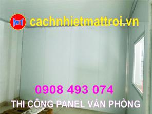 THI CÔNG PANEL CÁCH NHIỆT- PHÒNG LÀM VIỆC TẠI QUẬN 9, THỦ ĐỨC TP HỒ CHÍ MINH