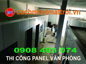 THI CÔNG PANEL CÁCH  NHIỆT XƯỞNG SẢN XUẤT