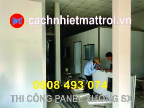 THI CÔNG PANEL CÁCH NHIỆT