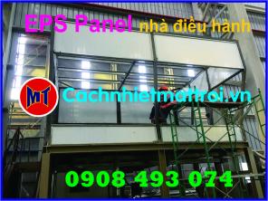 thi công panel tôn xốp EPS làm nhà ăn, nhà nghỉ công nhân viên