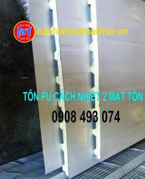 TÔN CHỐNG NÓNG 2 MẶT TÔN LÕI PU CÁCH NHIỆT