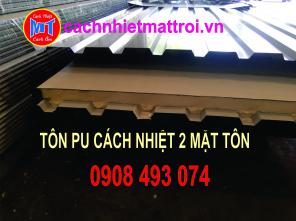 TÔN PU CÁCH ÂM CÁCH NHIỆT 2 MẶT TÔN