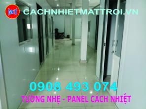 tư vấn cung cấp thi công panel cáh nhiệt làm văn phòng , nhà xưởng