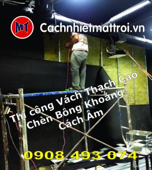 VẬT LIỆU CÁCH ÂM - BÔNG KHOÁNG TẤM