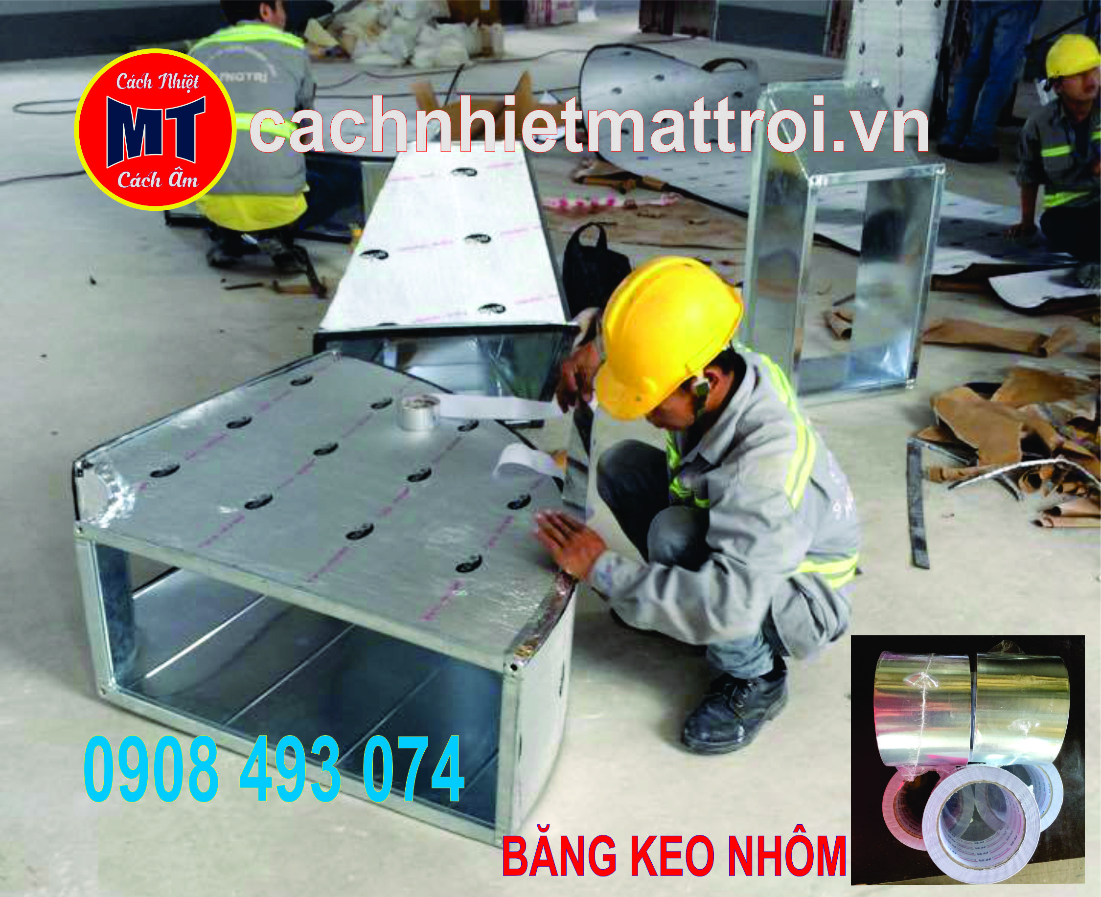 Thi công ống gió cách nhiệt