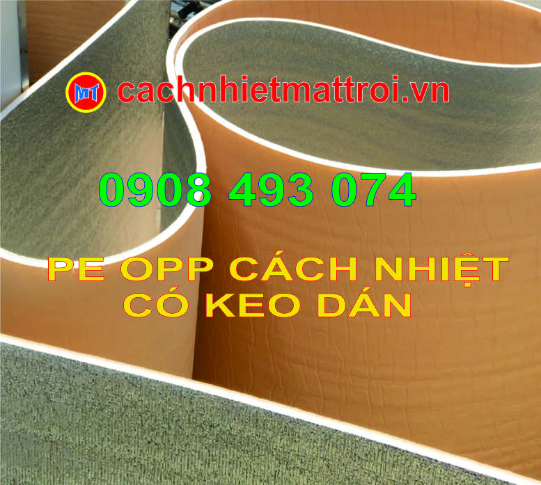 Mút xốp bạc bảo ôn có sẵn keo dán