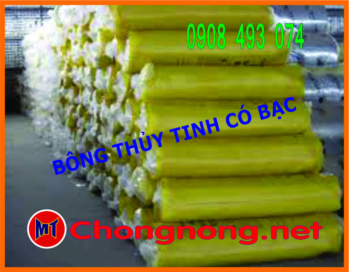 Bông Thủy Tinh Glasswool Dạng Cuộn – Vật Liệu Cách Nhiệt, Cách Âm, Chống Cháy Hiệu Quả
