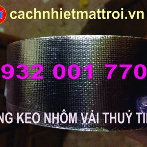 Băng Keo Nhôm Có Gân – Băng Keo Bạc Vải Thủy Tinh BONDTAPE | Cách Nhiệt Mặt Trời