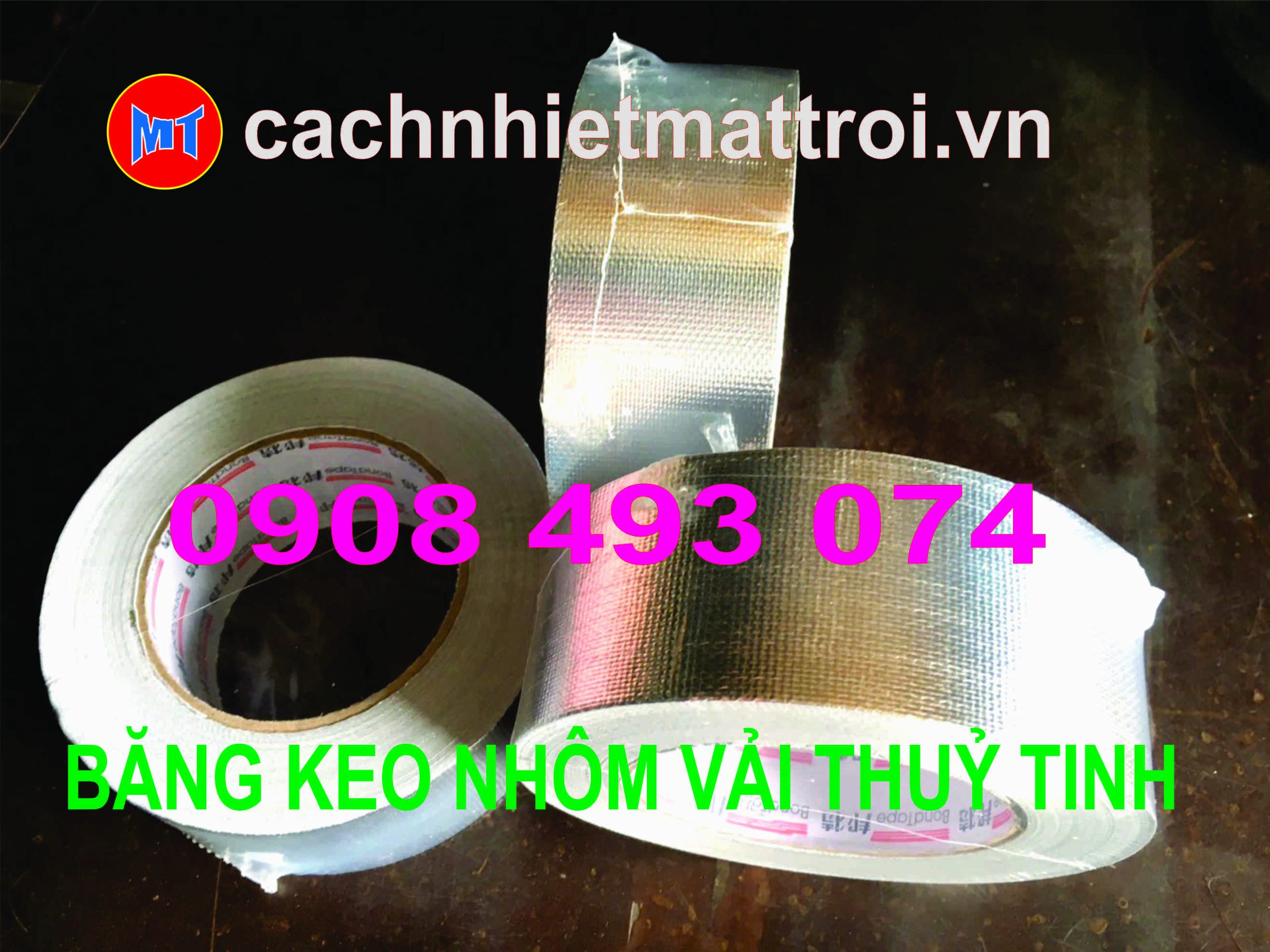 Băng Keo Nhôm Có Gân – Băng Keo Bạc Vải Thủy Tinh BONDTAPE | Cách Nhiệt Mặt Trời - Ảnh 4