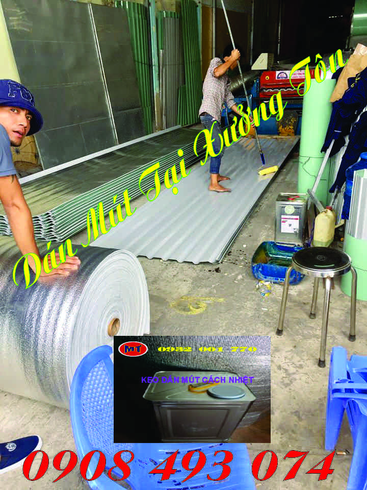 Keo Dán Tấm Cách Nhiệt – Keo Dán Cách Âm Chuyên Dụng Cho Mút PE OPP, Mút Hột Gà, Cao Su - Ảnh 7