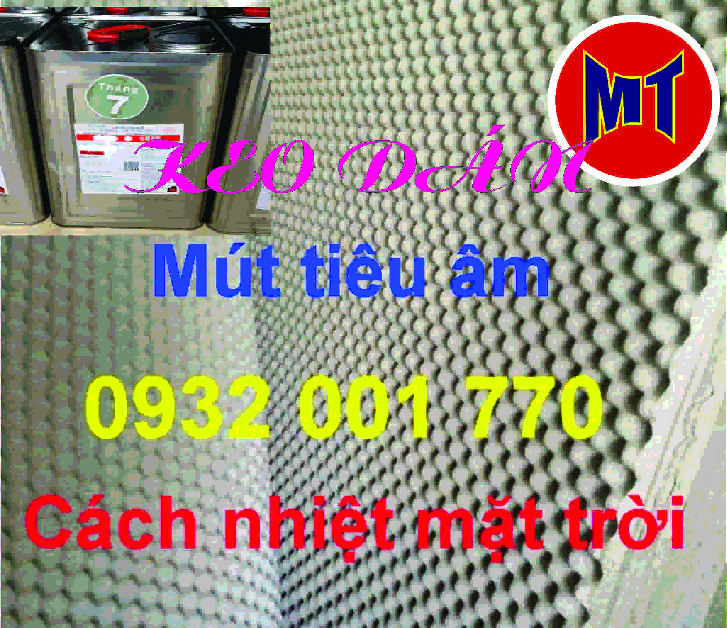 Keo Dán Tấm Cách Nhiệt – Keo Dán Cách Âm Chuyên Dụng Cho Mút PE OPP, Mút Hột Gà, Cao Su - Ảnh 3