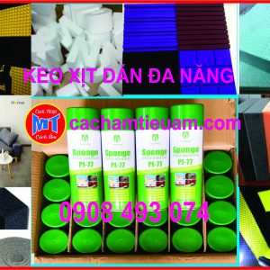 Keo Xịt Sponge PJ-77 – Keo Dán Dạng Xịt Đa Năng, Khô Nhanh, Bám Dính Mạnh